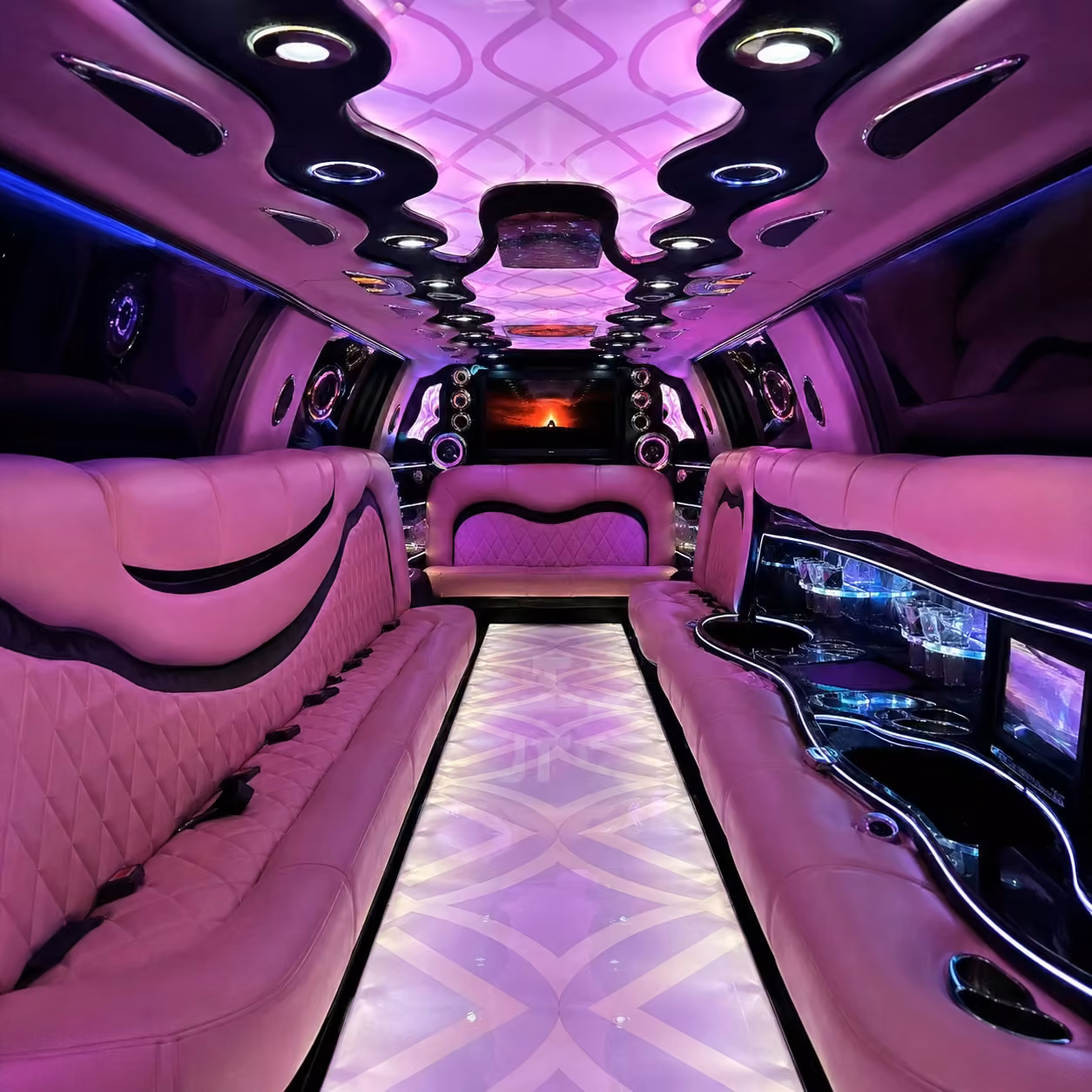 indianapolis limo interior
